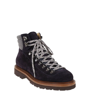 Shop Brunello Cucinelli Leather Boots