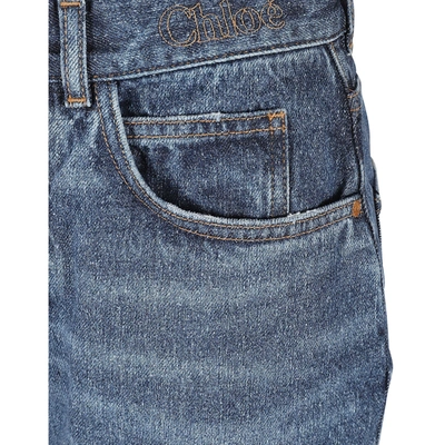 Shop Chloé Chloe'  Merapi Cotton Denim Jeans