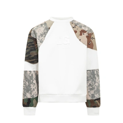 Shop Dolce & Gabbana Camouflage Sweatshirt