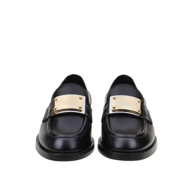 Shop Dolce & Gabbana Dolce&gabbana Leather Loafers