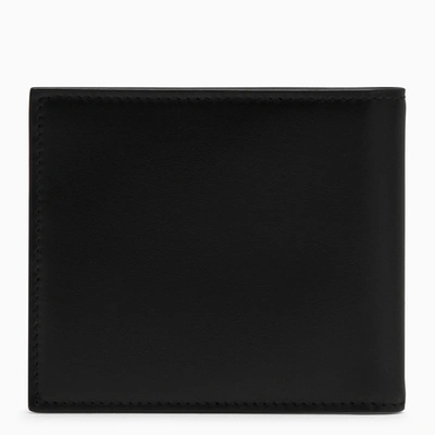 Shop Dolce & Gabbana Dolce&gabbana Black Leather Bi Fold Wallet With Logo