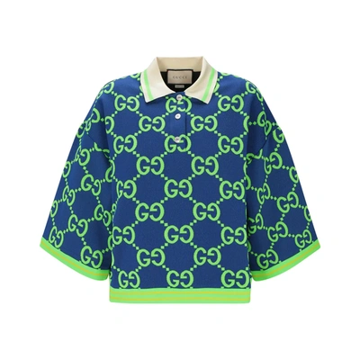 Shop Gucci Logo Polo Shirt