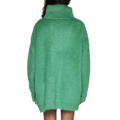 Shop Gucci Mohair Blend Mini Sweater Dress