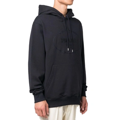 Shop Prada Hooded Sweatshirt