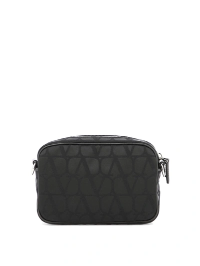 Shop Valentino Garavani Crossbody Bag In Toile Iconographe Technical Fabric