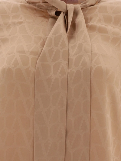 Shop Valentino Silk Jacquard Toile Iconographe Shirt