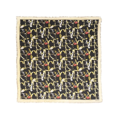 Shop Versace Printed Square Scarf