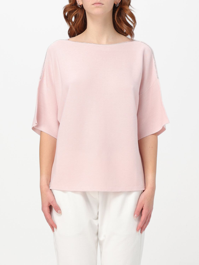 Shop Fabiana Filippi Sweater  Woman Color Blush Pink