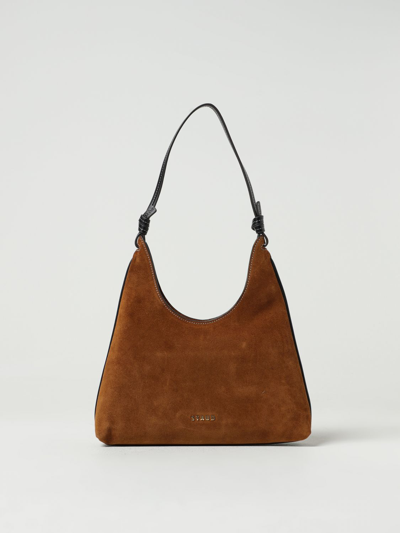 Shop Staud Shoulder Bag  Woman Color Brown