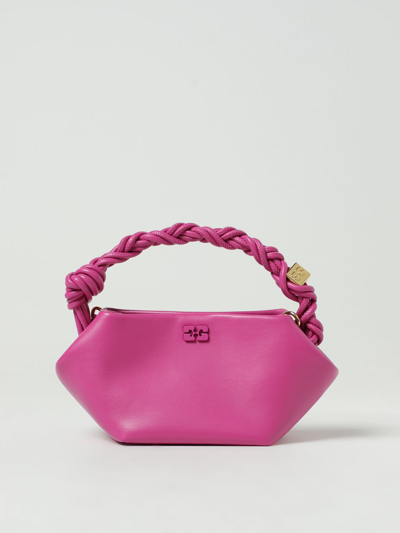 Shop Ganni Handbag  Woman Color Pink