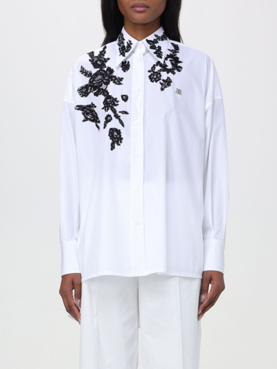 Shop Dolce & Gabbana Shirt  Woman Color White