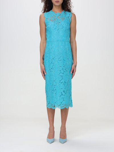 Shop Dolce & Gabbana Dress  Woman Color Blue