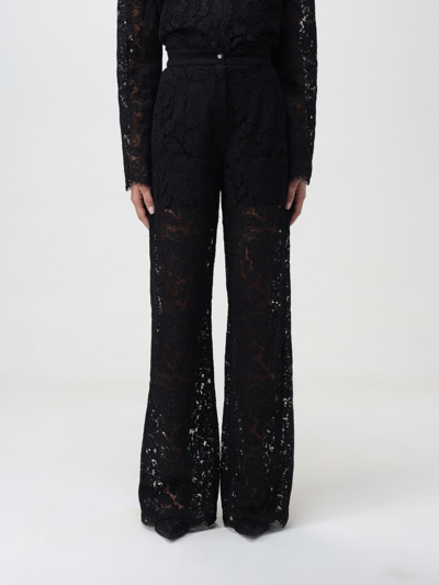 Dolce & Gabbana Pants  Woman Color Black In Black