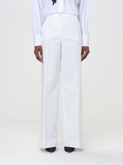 Shop Dolce & Gabbana Pants  Woman Color White