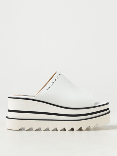 Stella Mccartney Sneak Elyse Clogs With Plateau In White