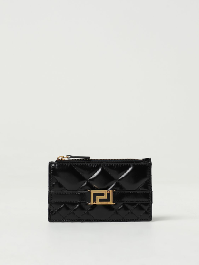 Shop Versace Wallet  Woman Color Black