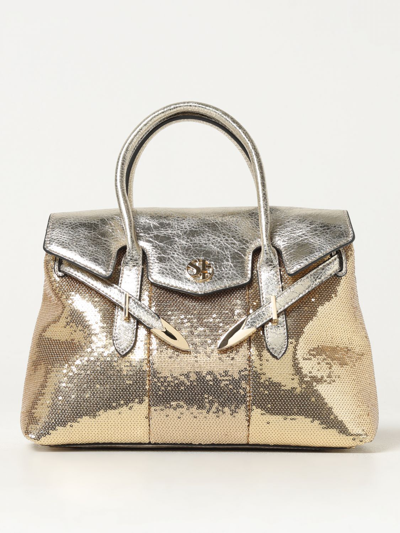 Shop Secret Pon-pon Handbag  Woman Color Gold