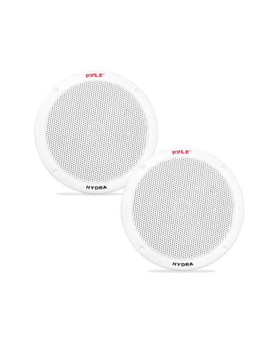 Shop Pyle Dual 6.5in Waterproof Marine Speakers In White