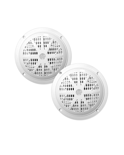 Shop Pyle 4in Dual Cone Waterproof Stereo Speaker System In White