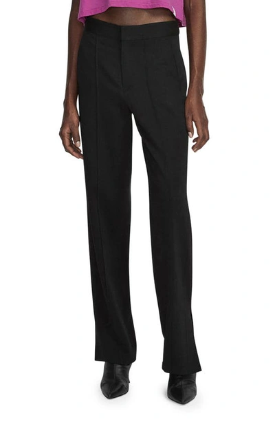Rag & Bone Cameron Crepe Slim Leg Pants In Black