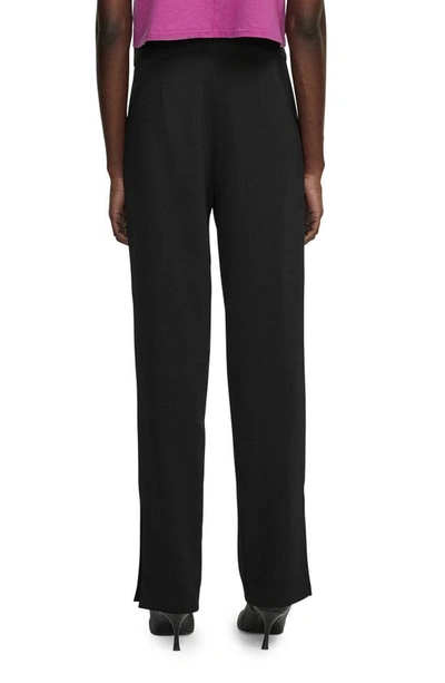 Rag & Bone Cameron Crepe Slim Leg Pants In Black