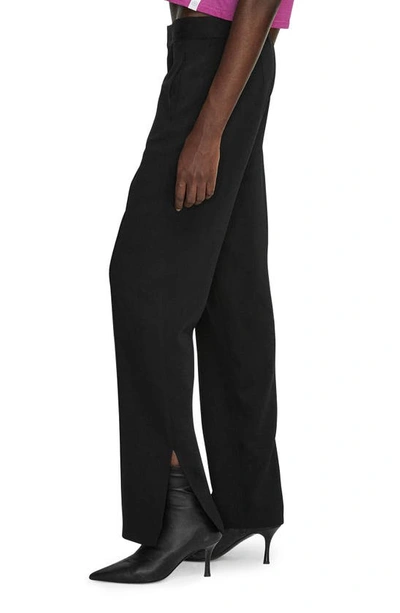 Rag & Bone Cameron Crepe Slim Leg Pants In Black