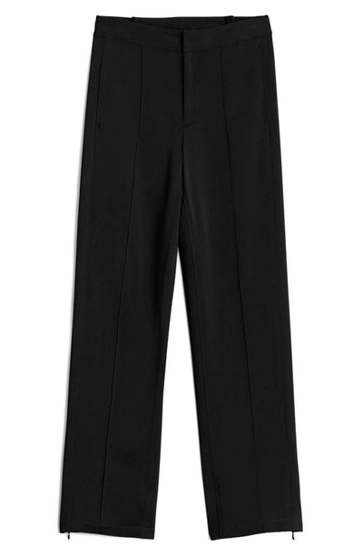 Rag & Bone Cameron Crepe Slim Leg Pants In Black