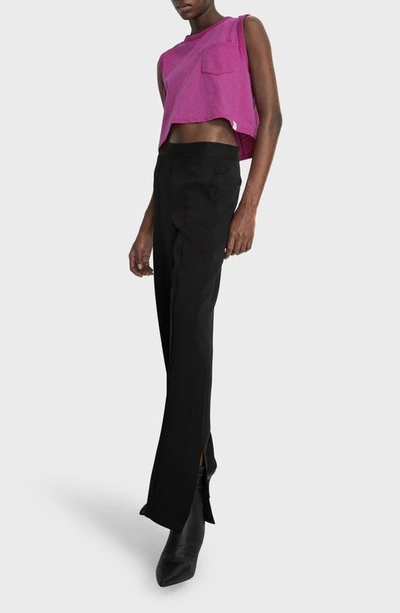 Rag & Bone Cameron Crepe Slim Leg Pants In Black