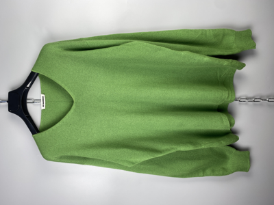 Pre-owned Jil Sander Cashmere Knit Sweater Jumper In Green