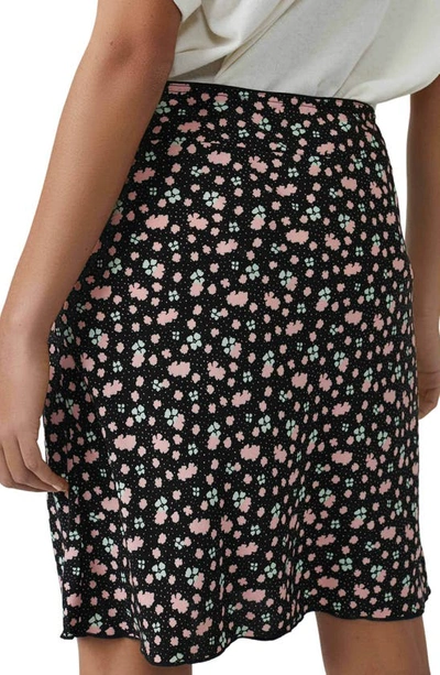 Shop Free People Irl Floral Skirt In Black Combo