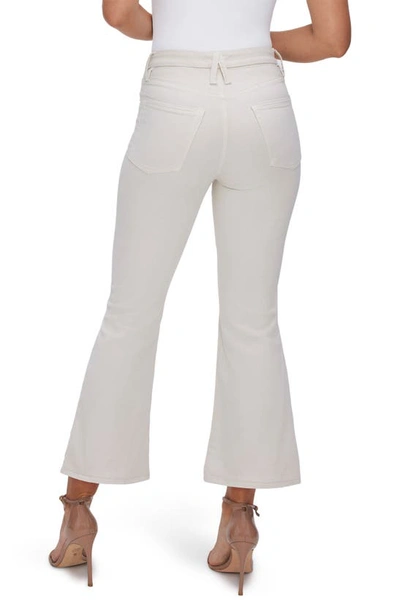 Good American Good Legs Crop Mini Bootcut Jeans In Bone001