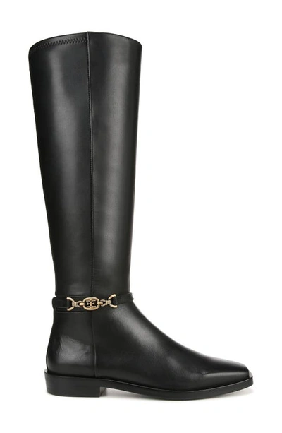 Shop Sam Edelman Clive Knee High Riding Boot In Black