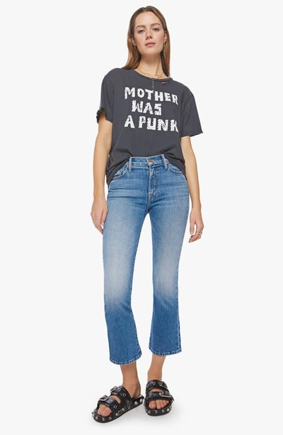 Shop Mother The Rowdy Cotton Graphic Tee In  Was A Punk