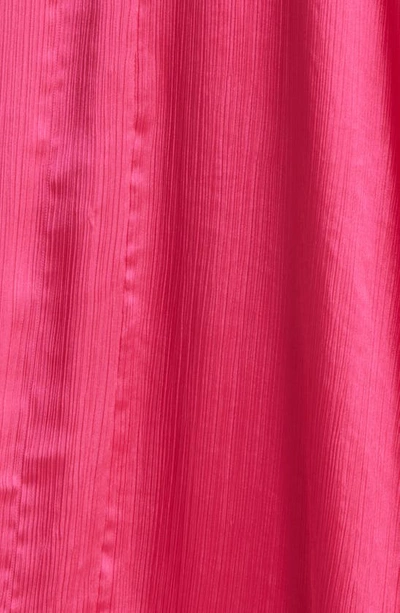 Shop Topshop Chuck On Midi Dress In Bright Pink