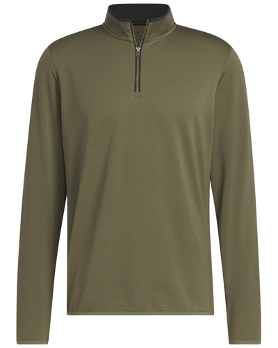 Shop Adidas Golf Cold.rdy 1/4-zip Pullover In Green