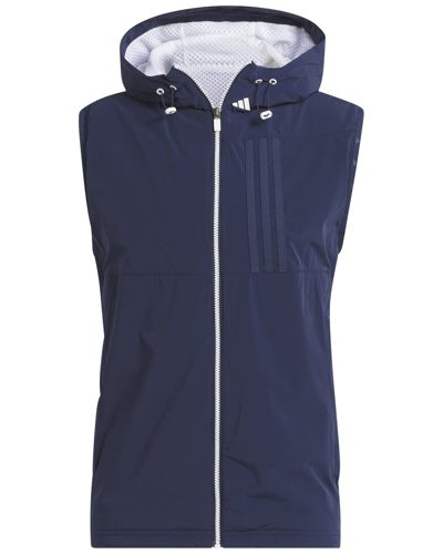 Shop Adidas Golf Ultimate365 Wind.rdy Vest In Blue