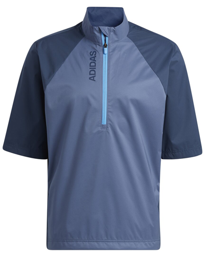 Shop Adidas Golf Provisional Jacket In Blue