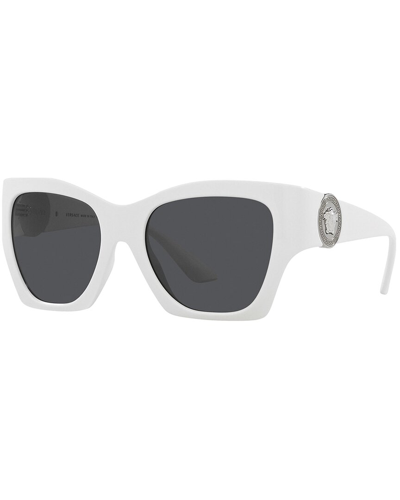 Shop Versace Women's Ve4452 54mm Sunglasses In White