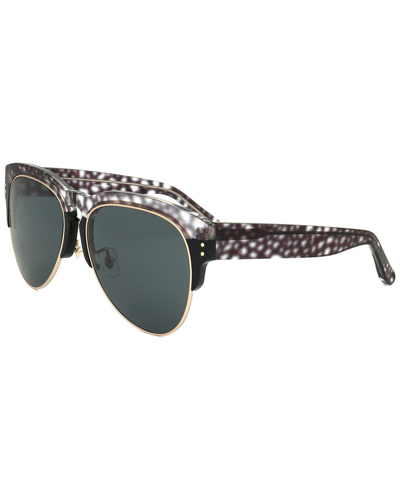 Shop Linda Farrow Erdem X  Women's Edm25 59mm Sunglasses In Black