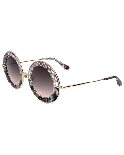 Shop Linda Farrow Erdem X  Women's Edm27 47mm Sunglasses In Grey