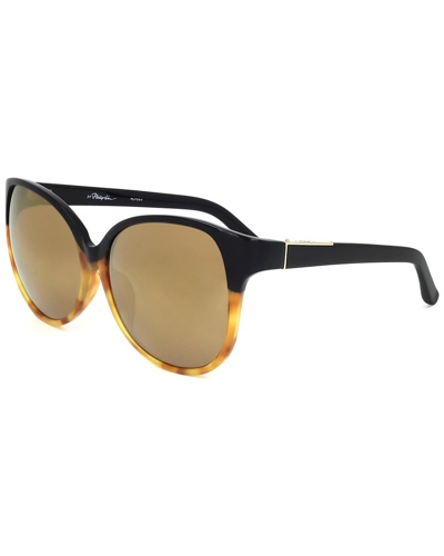 Shop Linda Farrow 3.1 Phillip Lim X  Women's Pl174 61mm Sunglasses In Black