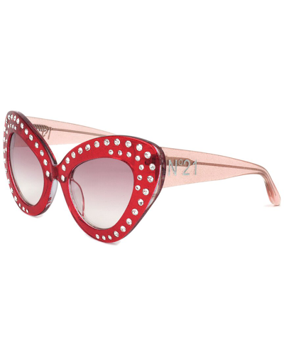 Shop Linda Farrow N°21 X  No 21 By Women's N21s23 52mm Sunglasses In Red
