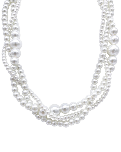 Shop Adornia 14k Plated Pearl Necklace Set