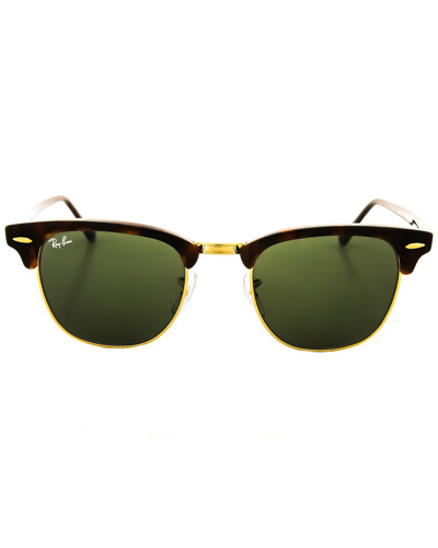 Shop Ray Ban Ray-ban Clubmaster Classic 51mm Sunglasses In Brown
