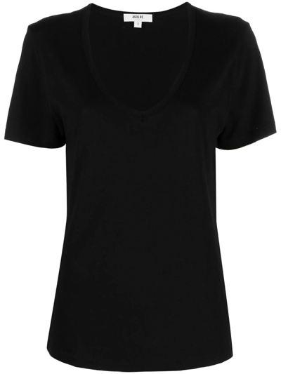 Shop Agolde Tshirt In Black