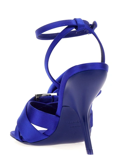 Shop Ferragamo 'helena' Sandals In Blue