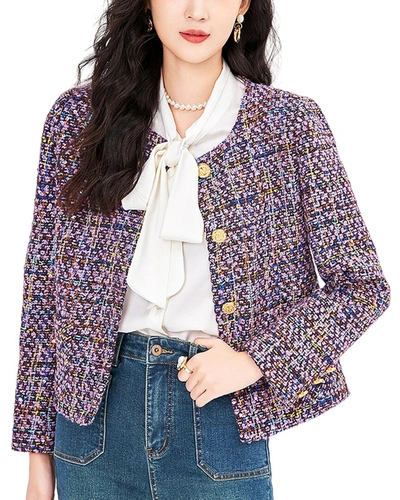 Shop Wlzd Wool-blend Blazer In Purple