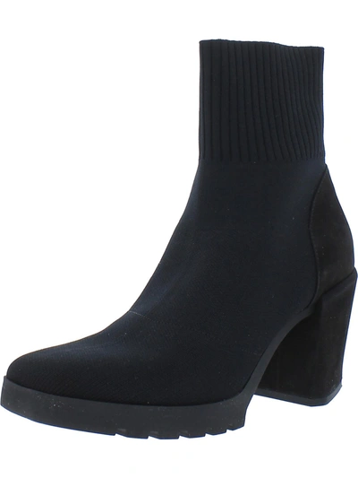 Shop Eileen Fisher Spell Womens Pull On Stretch Ankle Boots In Black