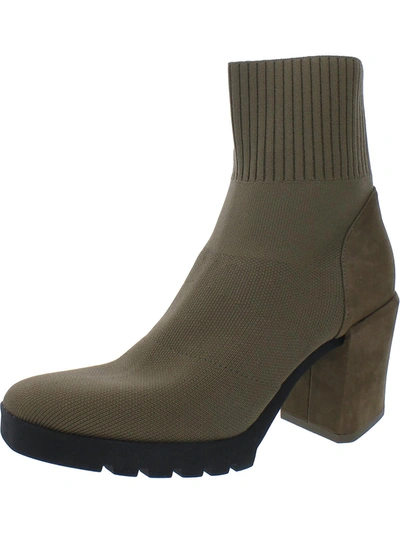 Shop Eileen Fisher Spell Womens Pull On Stretch Ankle Boots In Multi