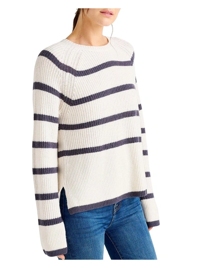 Shop Splendid Mona Womens Wool Blend Striped Pullover Sweater In Multi